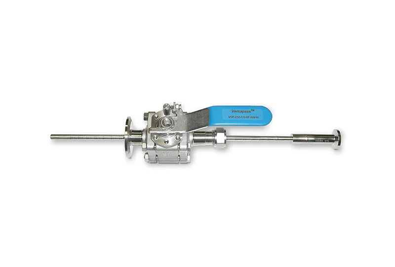 Custom Hastelloy Ball Valve With Retractable Diptube.